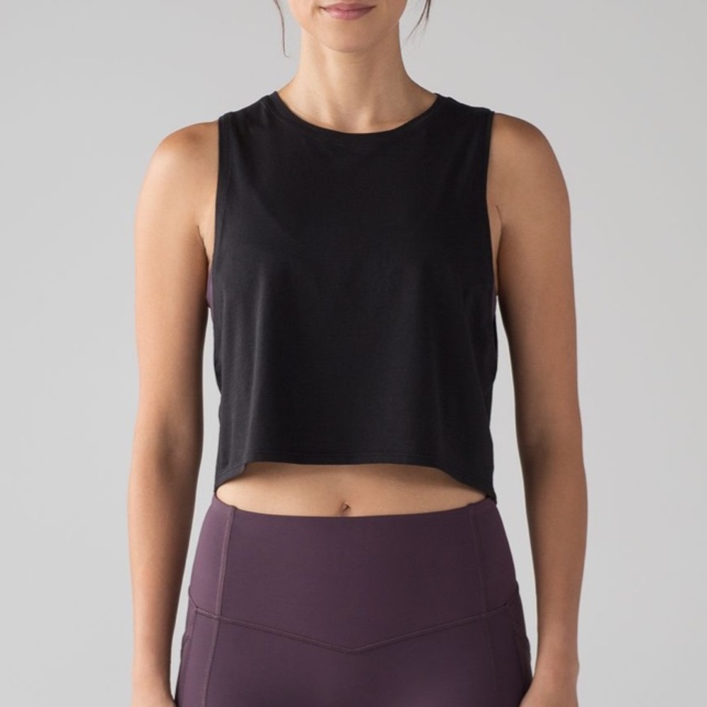 Lululemon Cut Back Crop Tank